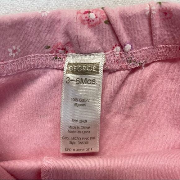 Pink Floral Pants baby Size 3-6 Months - Picture 4 of 5